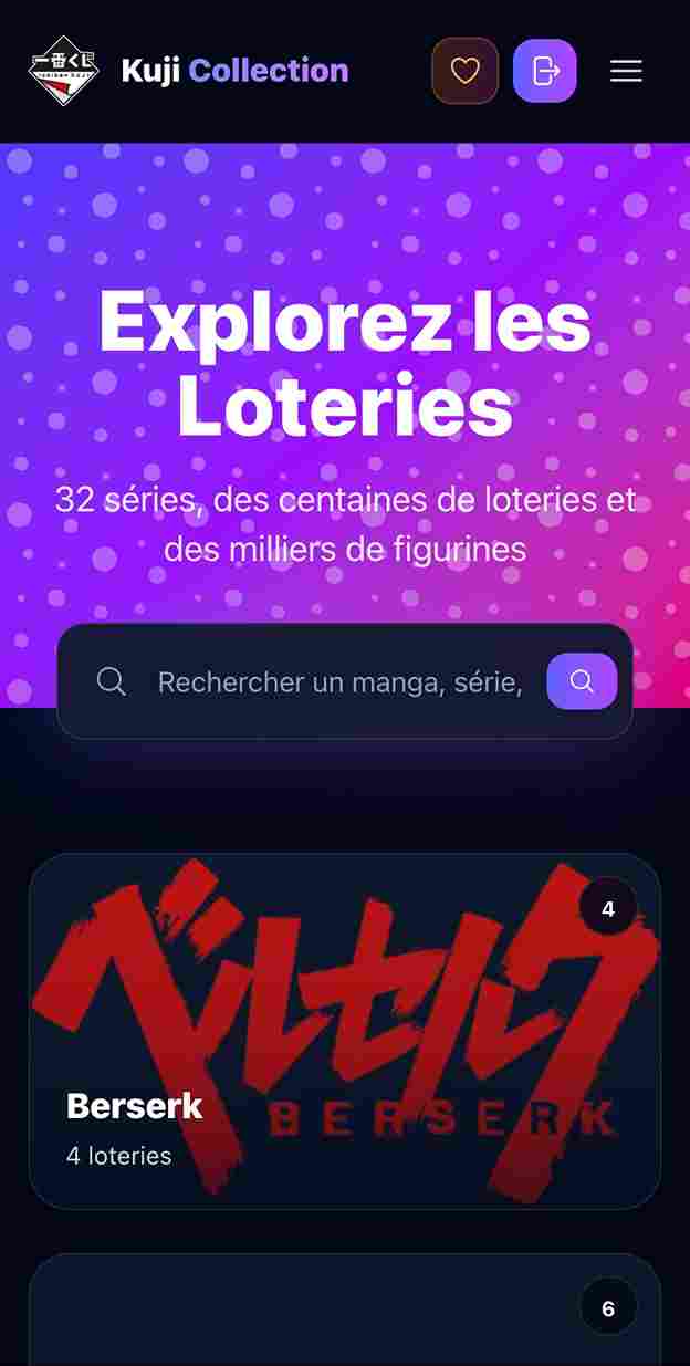 Version mobile - Loteries