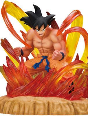 Figurine Son Goku en mode Kaioken - Le roi de Kaio se manifeste !